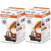 2X Osram H9 12V 65W Car Base PGJ19-5 Globe Halogen Headlight Bulb (2 Globe)| Melbourne and Sydney