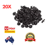 20X CAR PLASTIC 6MM SCRIVET SCREW CLIPS FIT DOOR BOOT TRIM PANELS BUMPER| Melbourne and Sydney