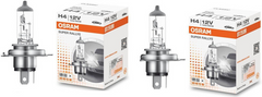 2X Osram 12v H4 55w Globes (2 Globes) Super Rallye| Melbourne and Sydney