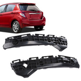 Pair Left & Right Rear Bumper Bracket Toyota Yaris Hatch 2012-2014| Melbourne and Sydney