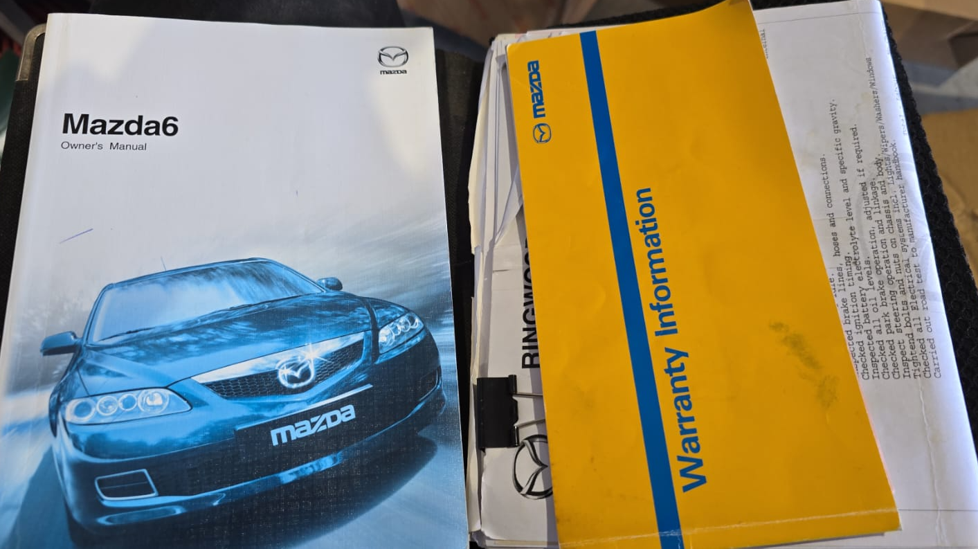 Mazda 6 Warranty and Owner manual| Melbourne and Sydney