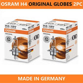 2X Osram 12v H4 55w P43t HB2 9003 Globes (2 Globes) Original| Melbourne and Sydney