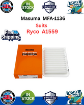 Air Filter MFA-1136 Suits Ryco A1559 Fits Toyota Yaris Corolla Rav4 And Lexus