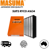 Masuma MFA-T006 Air Filter Fits Toyota Land Cruiser 4.5L Suits Ryco A1634