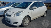 Toyota Yaris Hatchback 2007 Front Seat Belts / Headlight Switch / Side Mirror
