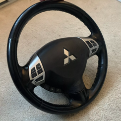 2008 + Mitsubishi Outlander Steering Wheel COMPLETE (8/10 Condition)| Melbourne and Sydney