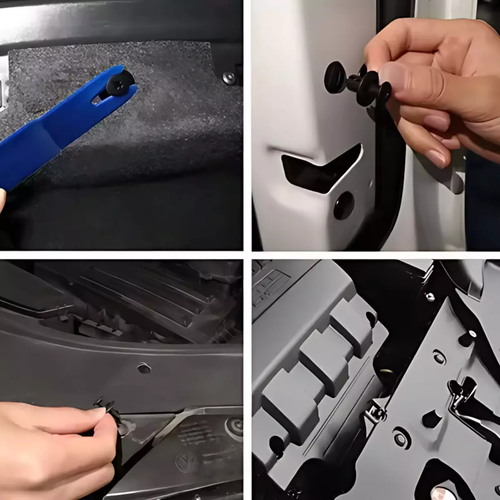 20X CAR PLASTIC 6MM SCRIVET SCREW CLIPS FIT DOOR BOOT TRIM PANELS BUMPER| Melbourne and Sydney
