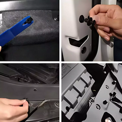20X CAR PLASTIC 6MM SCRIVET SCREW CLIPS FIT DOOR BOOT TRIM PANELS BUMPER| Melbourne and Sydney