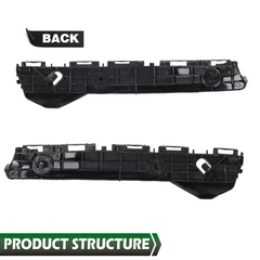 Pair Left & Right Rear Bumper Bracket Toyota Yaris Hatch 2012-2014| Melbourne and Sydney