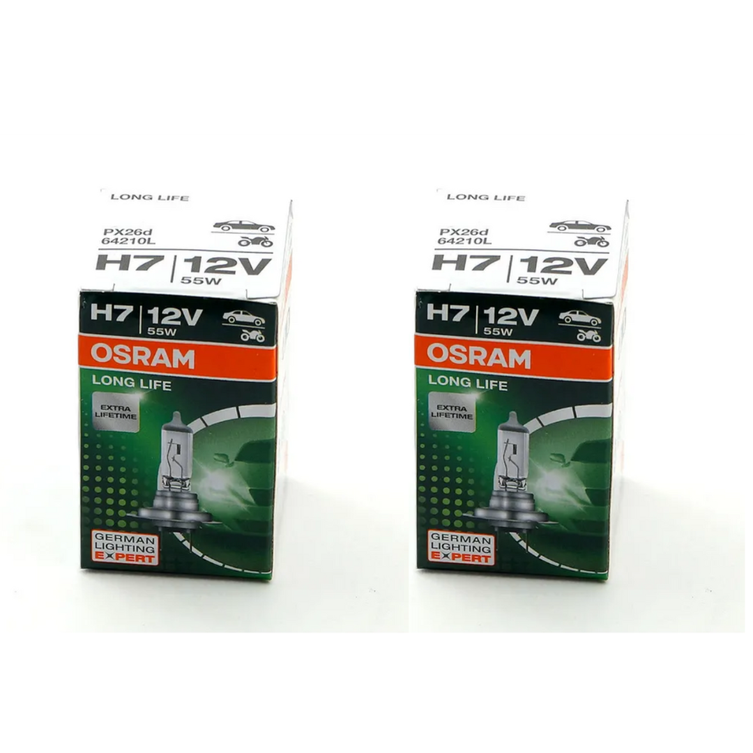 2X/Pack OSRAM H7 64210 12v 55W Car Headlight Globe Bulb German Quality Long Life| Melbourne and Sydney