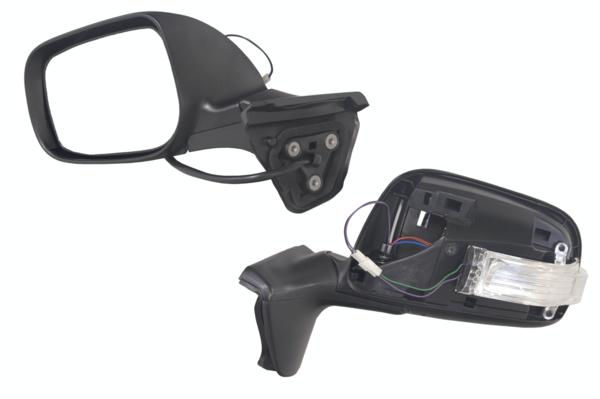 Side Mirror Left 5 Pin Prime Grey For Toyota Corolla Hatchback 2009-2012 ZRE152| Melbourne and Sydney