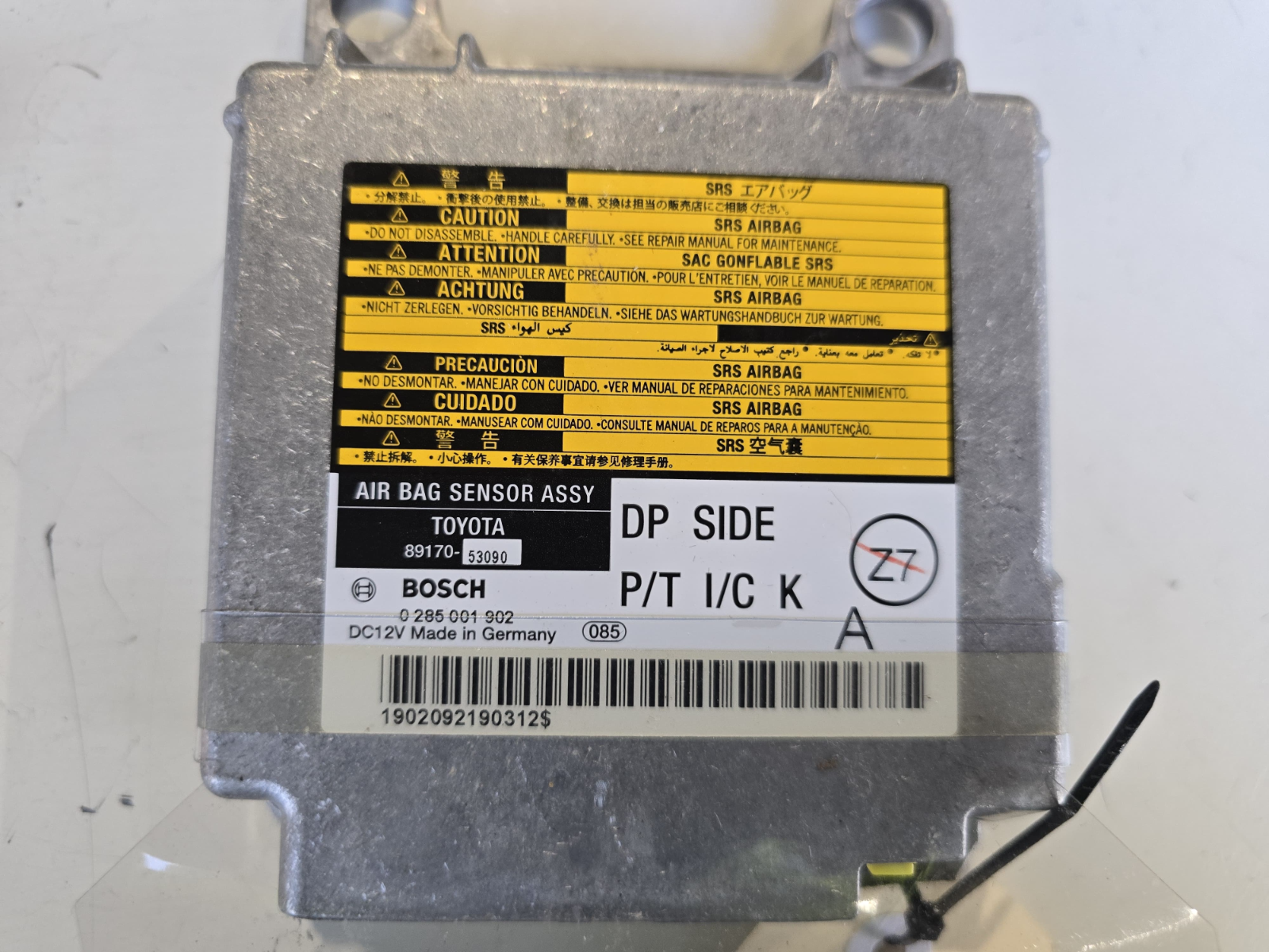 USED OEM LEXUS IS250/ IS250C, GSE20R 2007-2012, SRS AIRBAG MODULE 89170-53090| Melbourne and Sydney