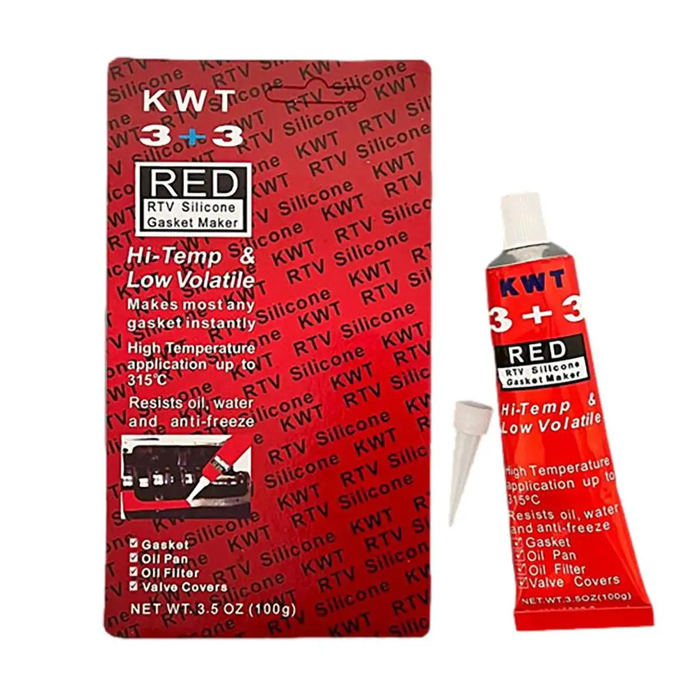 Silicone Gasket Sealer Waterproof Red RTV Gasket Maker 100g Gasket Repair Glue| Melbourne and Sydney