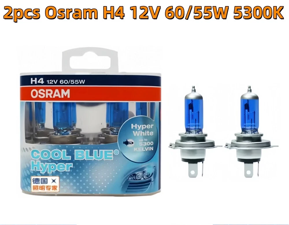 2X/Pack OSRAM Cool Blue H4 64210 12v 55W Car Headlight Globe Bulb| Melbourne and Sydney