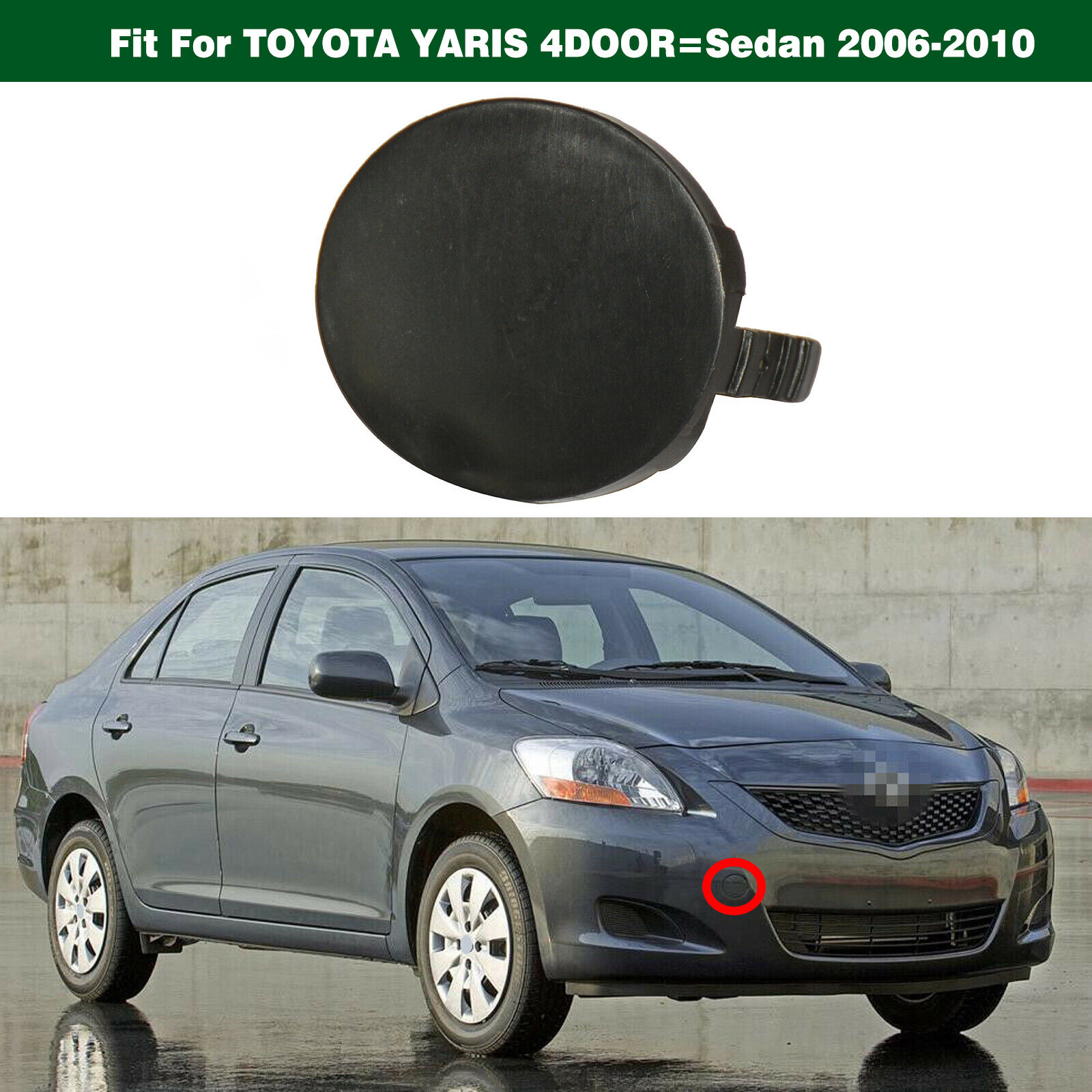 Hood Tow Cover For Toyota Yaris Sedan 2006-2012 52721-0D902| Melbourne and Sydney