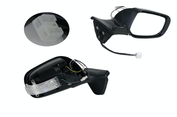 Side Mirror Right 5 Pin Prime Grey For Toyota Corolla Hatchback 2009-2012 ZRE152| Melbourne and Sydney