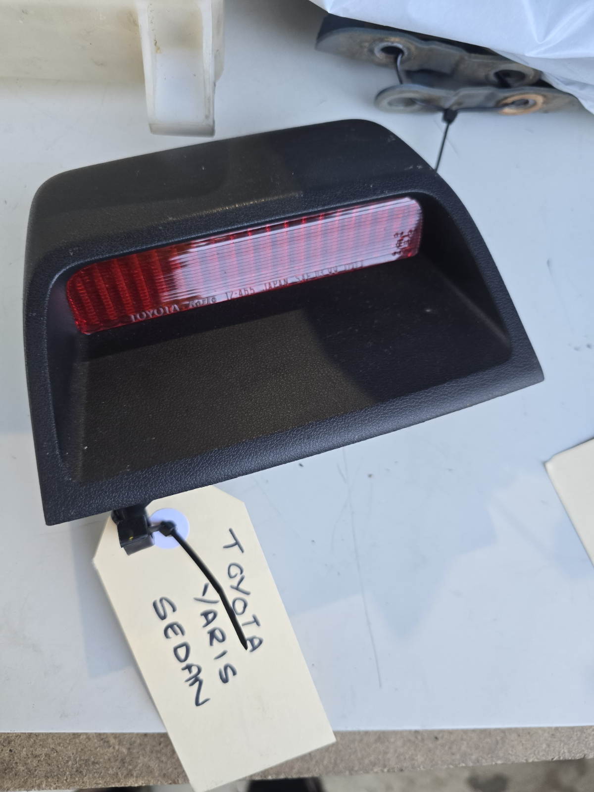 USED OEM Toyota Yaris Sedan 2007-2011 Third Brake Light Assembly| Melbourne and Sydney