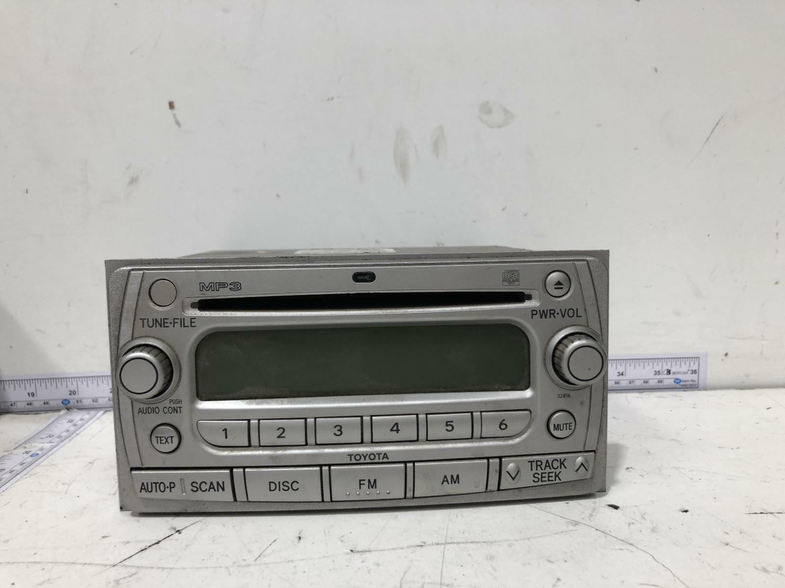 OEM Toyota Yaris 2008-2011 Hatch Stereo Head Audio Unit 08600-52837| Melbourne and Sydney