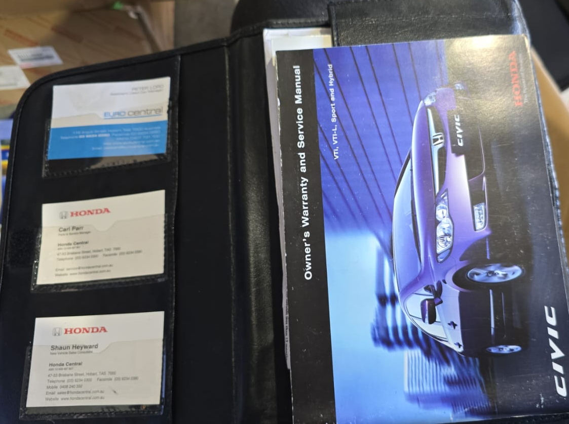 Honda Accord Warranty and Service manual| Melbourne and Sydney