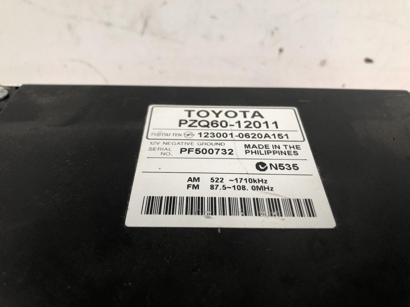 OEM Toyota COROLLA 2007-2013 Stereo/ Radio Head Unit ZRE152/153 PZQ60-12011| Melbourne and Sydney