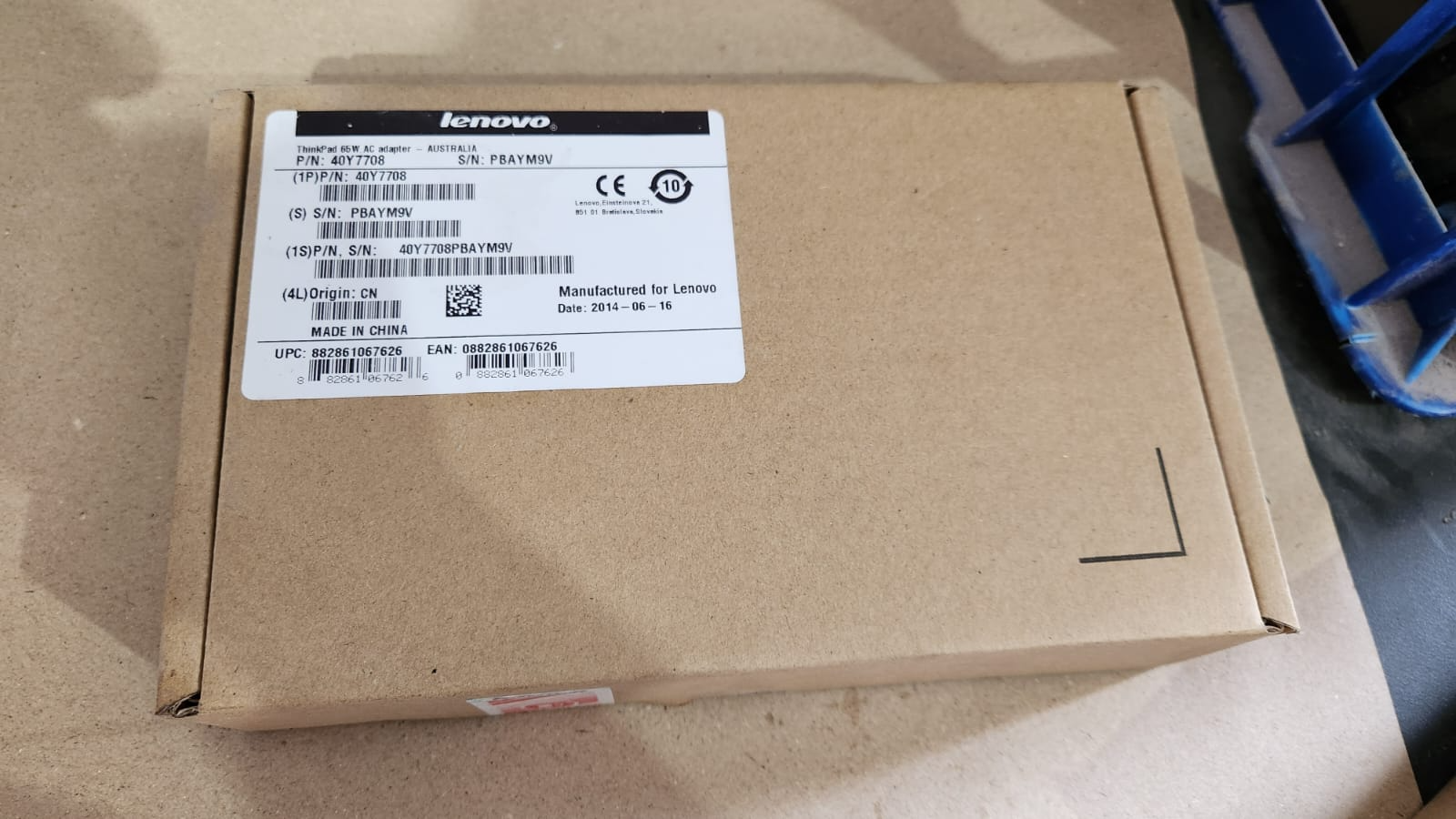 Lenovo ThinkPad & 3000 65W AC ADAPTER [40Y7708]| Melbourne and Sydney