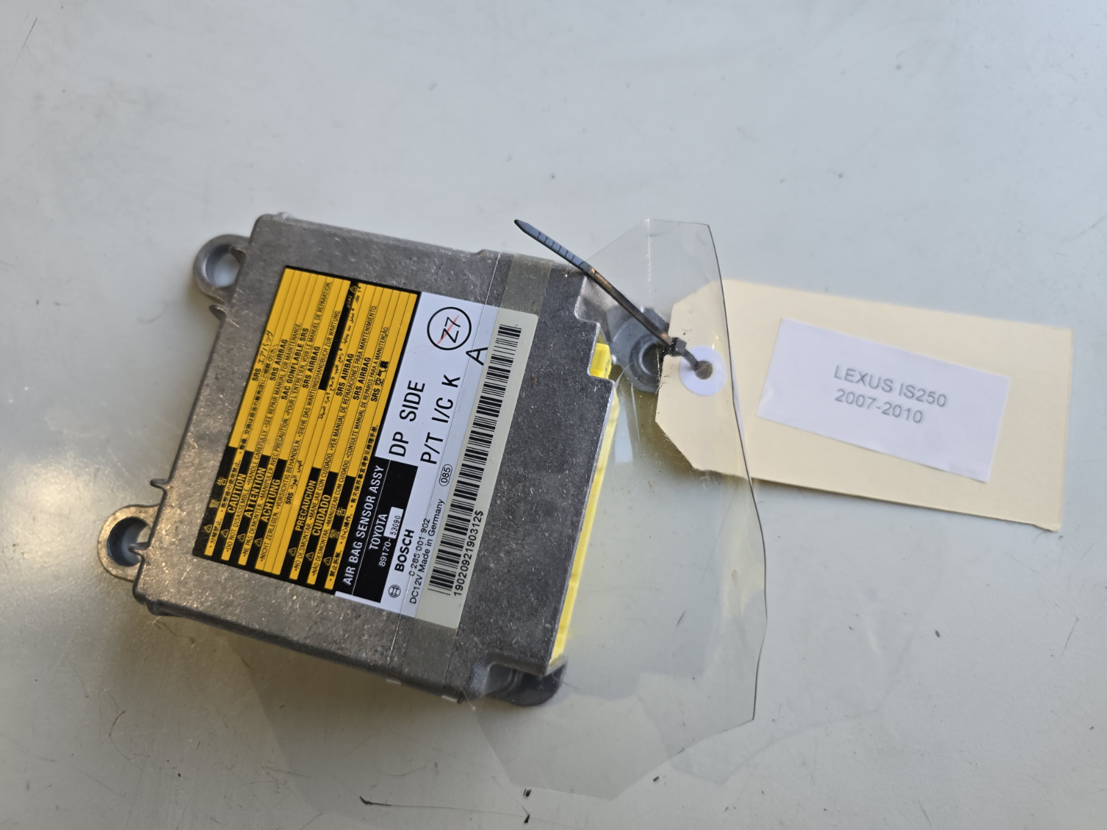 USED OEM LEXUS IS250/ IS250C, GSE20R 2007-2012, SRS AIRBAG MODULE 89170-53090| Melbourne and Sydney
