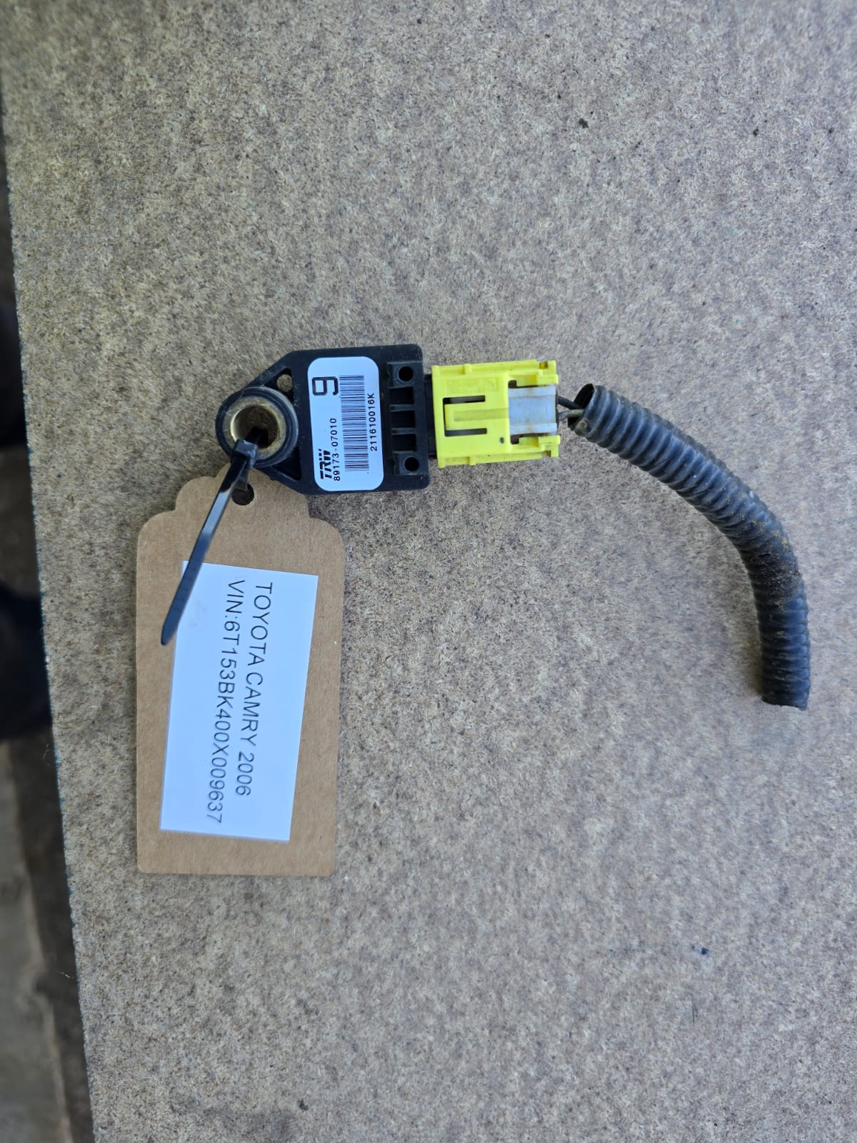 Toyota Camry 2006-2011 OEM 89173-07010 Front Impact Crash Sensor| Melbourne and Sydney