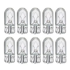 T10 12V W5W 4300k Standard Replacement Halogen Globes E4 Wedge Type 10Pcs| Melbourne and Sydney