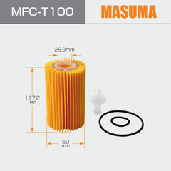 Oil Filter MFC-T100 Suits Ryco R2651P Fit For Lexus and Toyota Land Cruiser| Melbourne and Sydney