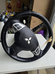 2008 + Mitsubishi Outlander Steering Wheel COMPLETE (8/10 Condition)| Melbourne and Sydney