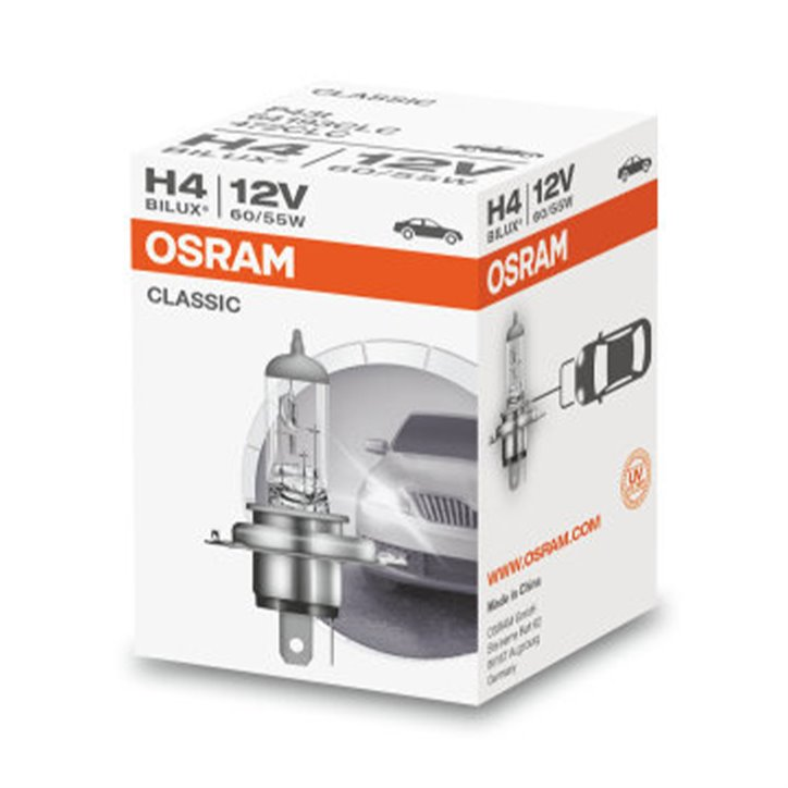 2X Osram 12v H4 55w Globes (2 Globes) Classic| Melbourne and Sydney