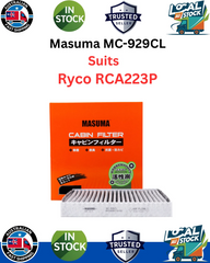Masuma MC-929CL Cabin Air Filter Fits Honda Civic FD FK Suits Ryco RCA223P