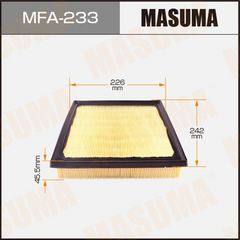 Masuma Air Filter Suits Ryco A1975 Fits Toyota Camry Corolla Rav4 & Lexus 2018+