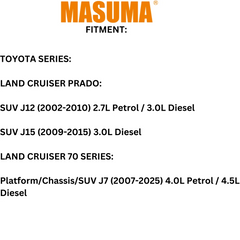 Masuma Air Filter Suits Ryco A1522 For Toyota Land Cruiser Prado 3.0LTD KZJ120