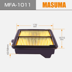 Masuma MFA-1011 Air Filter Fits Honda City & Jazz Suits Ryco A1626